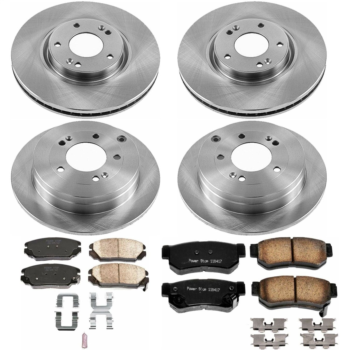 PowerStop 06-09 Hyundai Azera Front & Rear Autospecialty Brake Kit (KOE4440)