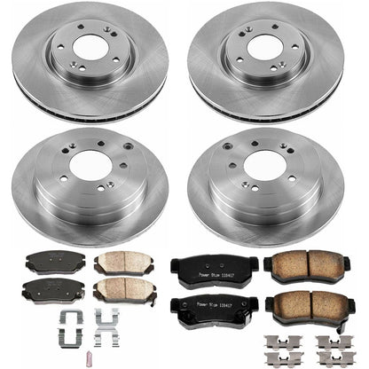PowerStop 06-09 Hyundai Azera Front & Rear Autospecialty Brake Kit (KOE4440)