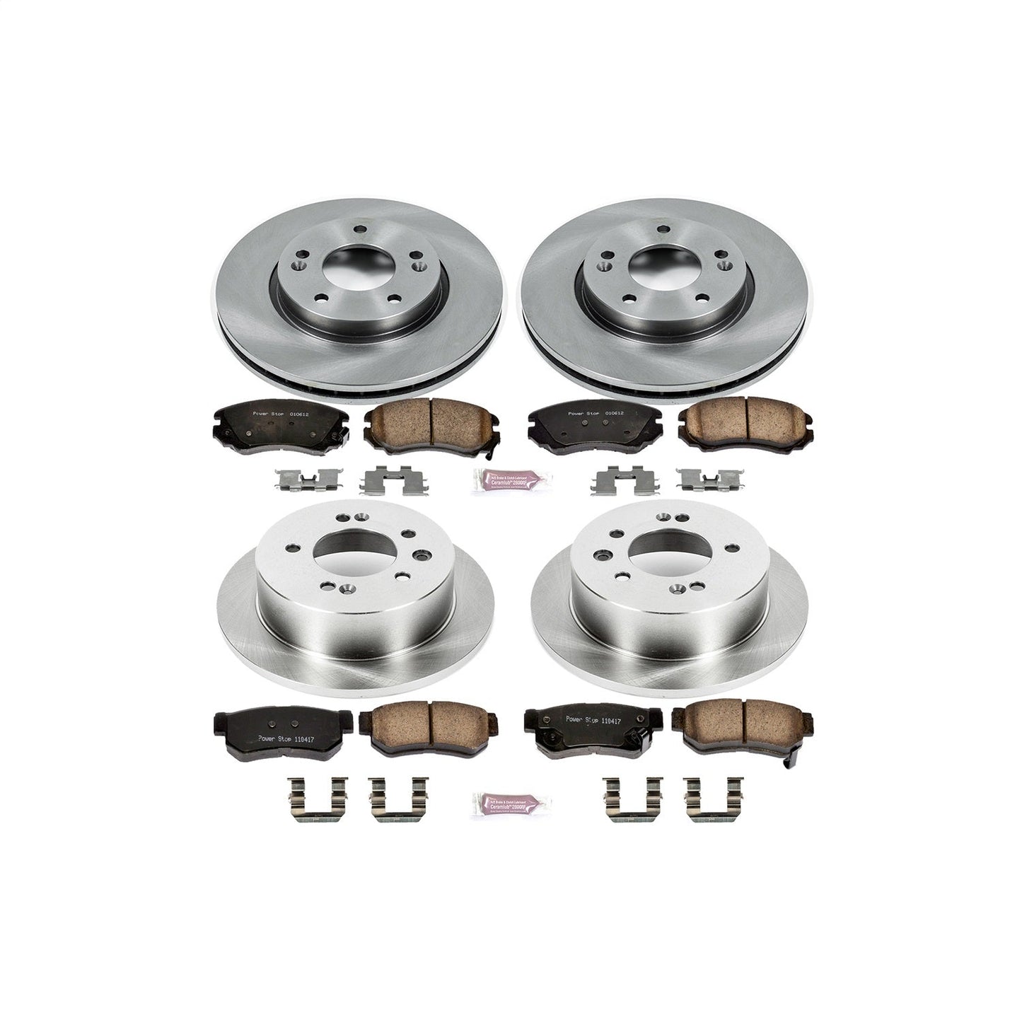 PowerStop 07-10 Hyundai Elantra Front & Rear Autospecialty Brake Kit (KOE4442)