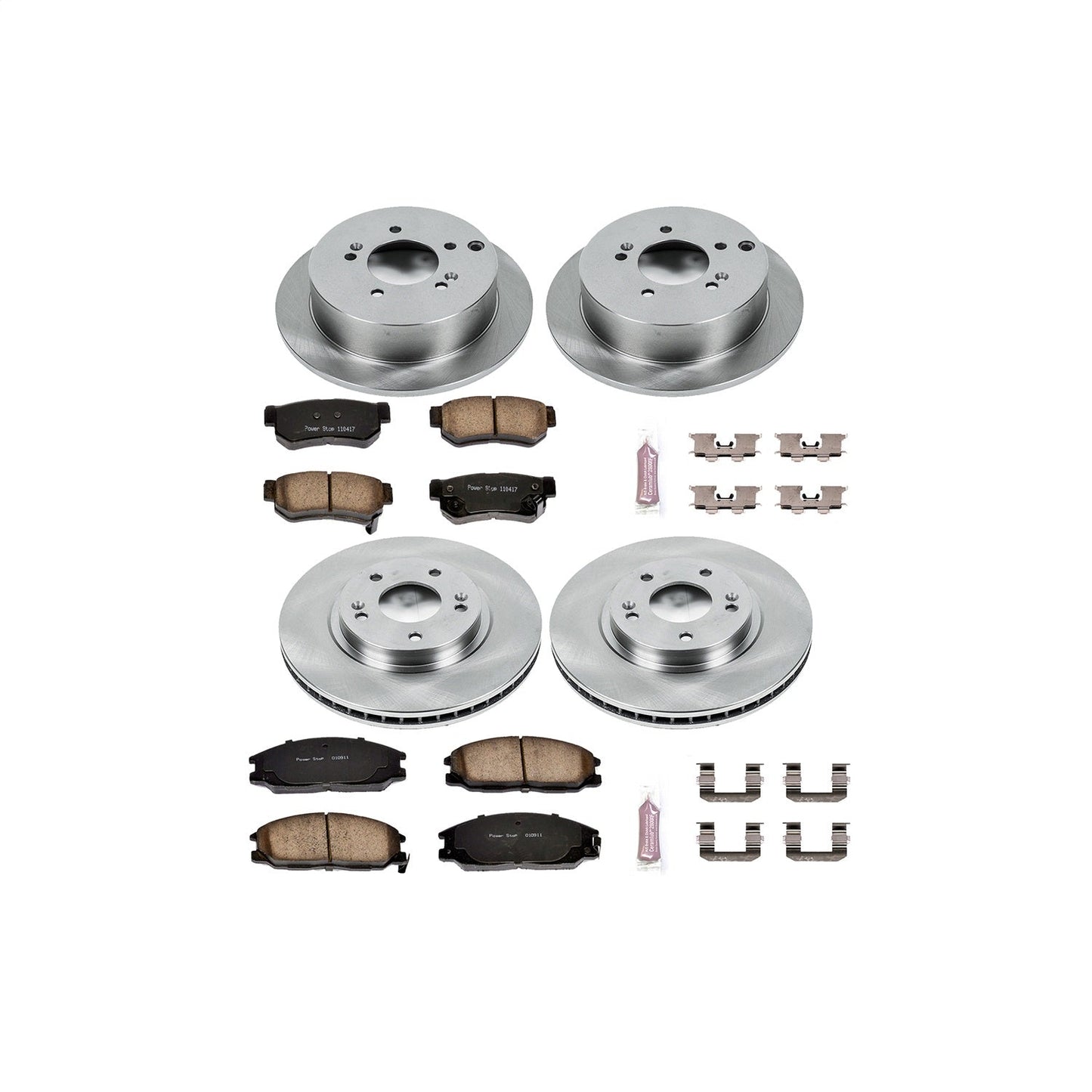 PowerStop 01-06 Hyundai Santa Fe Front & Rear Autospecialty Brake Kit (KOE4446)
