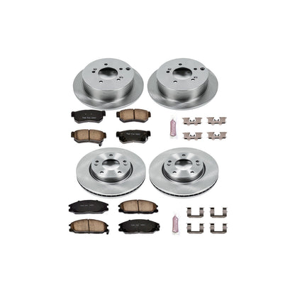 PowerStop 01-05 Hyundai Santa Fe Front & Rear Autospecialty Brake Kit (KOE4447)