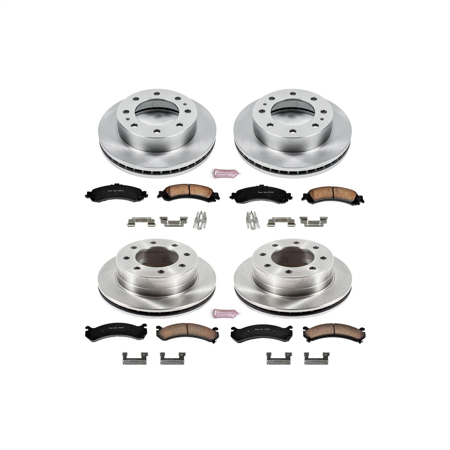 PowerStop 2005 Chevrolet Silverado 1500 HD Front & Rear Autospecialty Brake Kit (KOE4454)