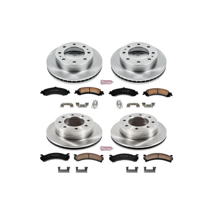 PowerStop 2005 Chevrolet Silverado 1500 HD Front & Rear Autospecialty Brake Kit (KOE4454)
