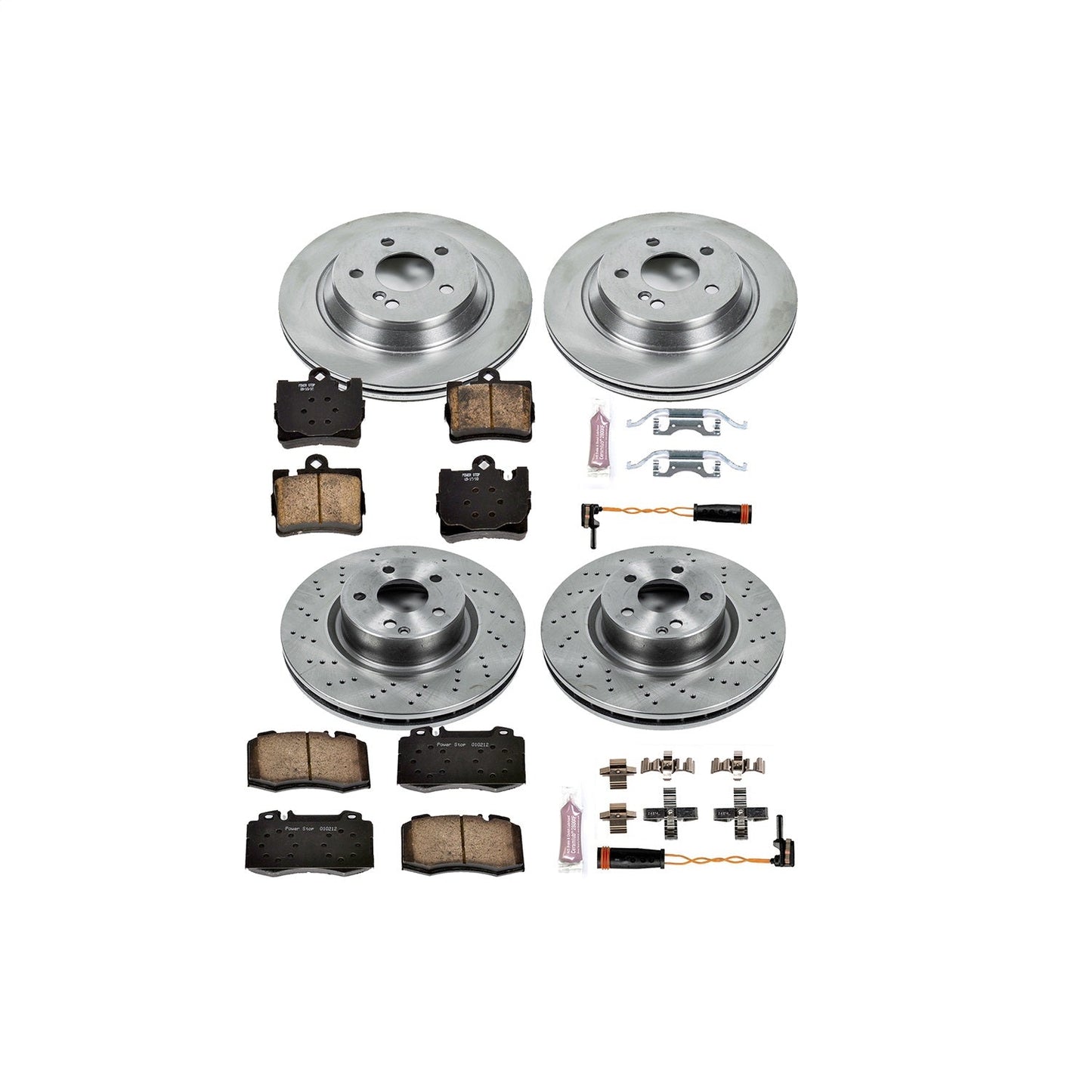 PowerStop 00-02 Mercedes-Benz S430 Front & Rear Autospecialty Brake Kit (KOE4455)