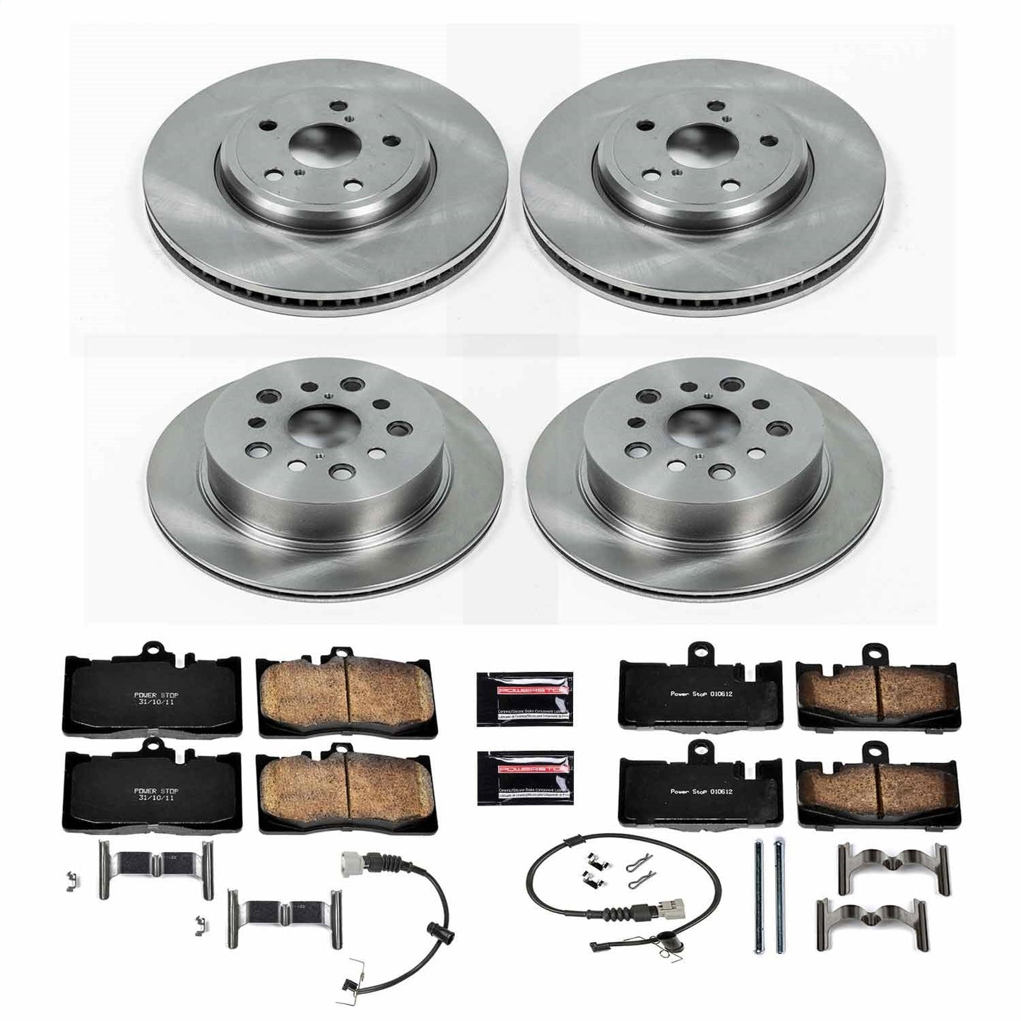 PowerStop 01-06 Lexus LS430 Front & Rear Autospecialty Brake Kit (KOE4462)