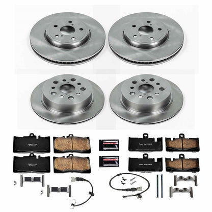 PowerStop 01-06 Lexus LS430 Front & Rear Autospecialty Brake Kit (KOE4462)