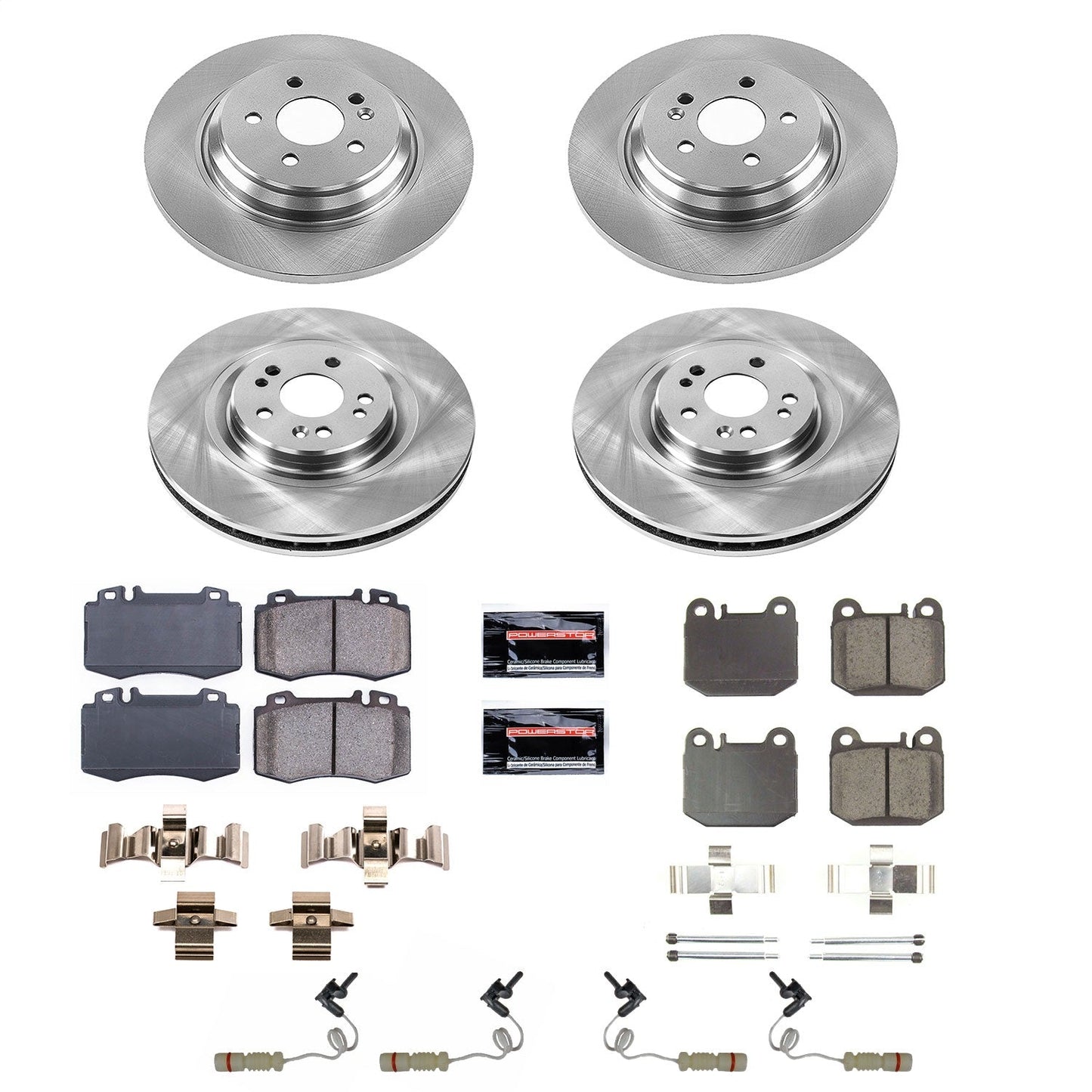 PowerStop 00-01 Mercedes-Benz ML430 Front & Rear Autospecialty Brake Kit (KOE4463)