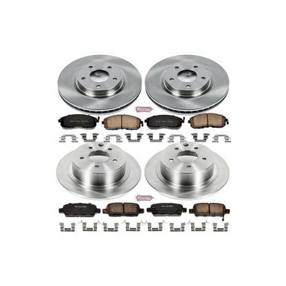 PowerStop 07-12 Nissan Sentra Front & Rear Autospecialty Brake Kit (KOE4475)