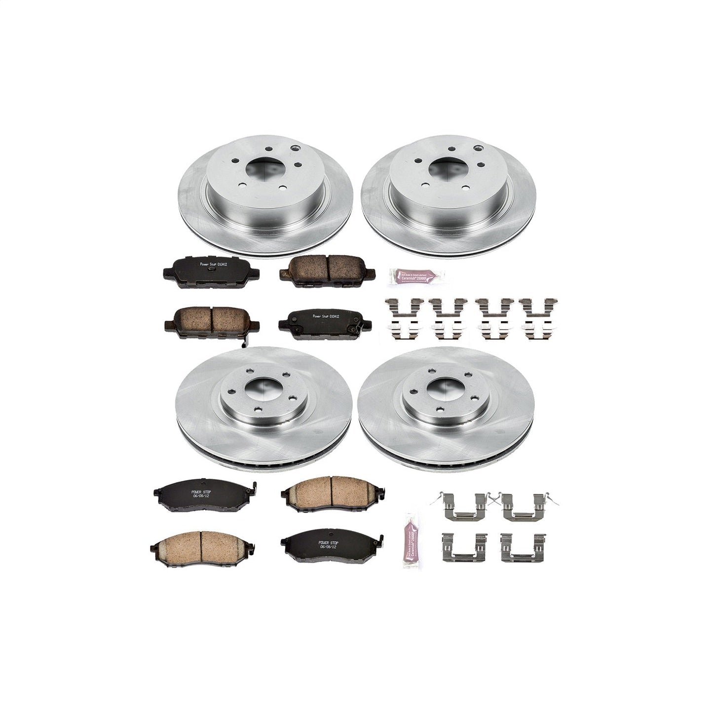 PowerStop 11-14 Nissan Murano Front & Rear Autospecialty Brake Kit (KOE4476)