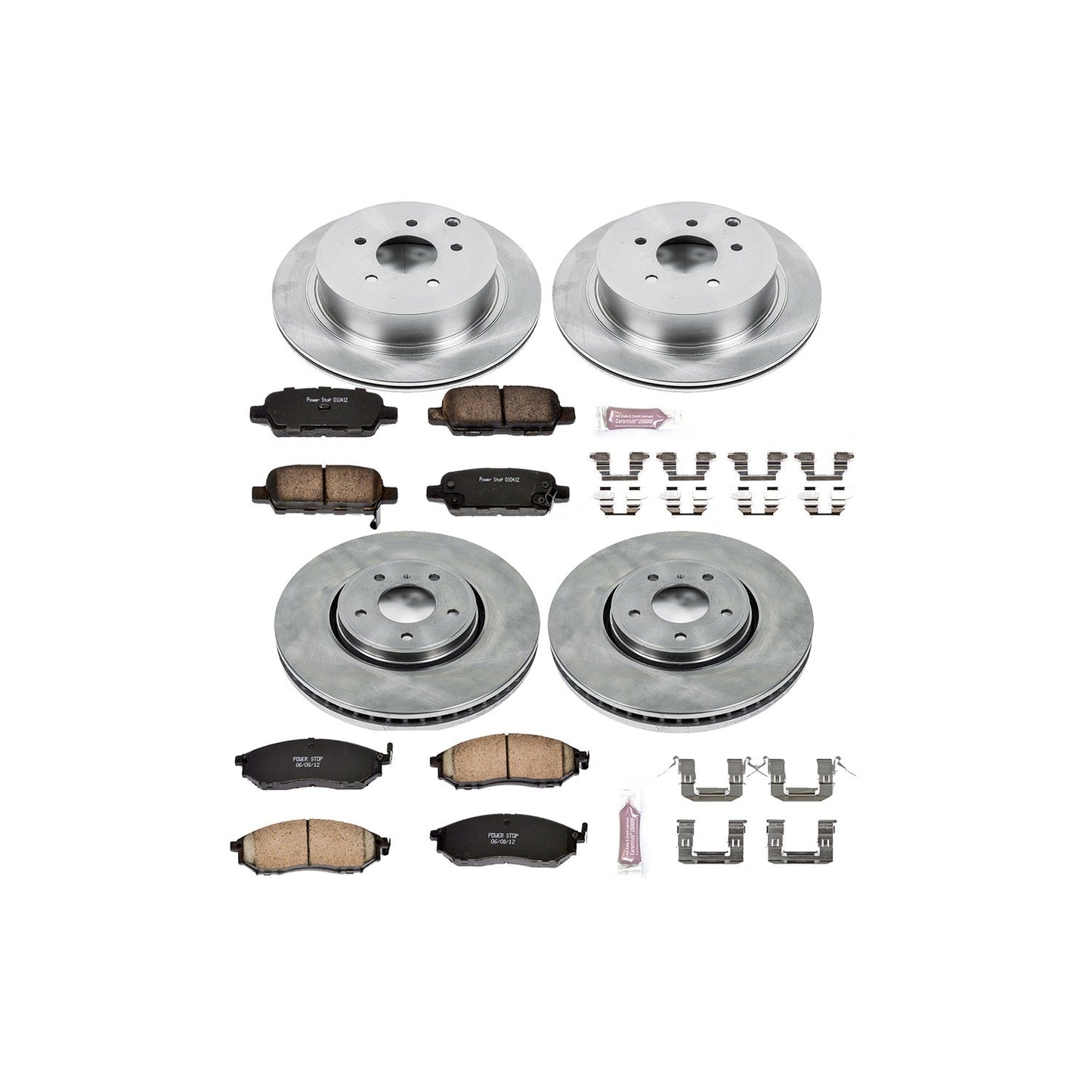 PowerStop 05-12 Infiniti FX35 Front & Rear Autospecialty Brake Kit (KOE4477)