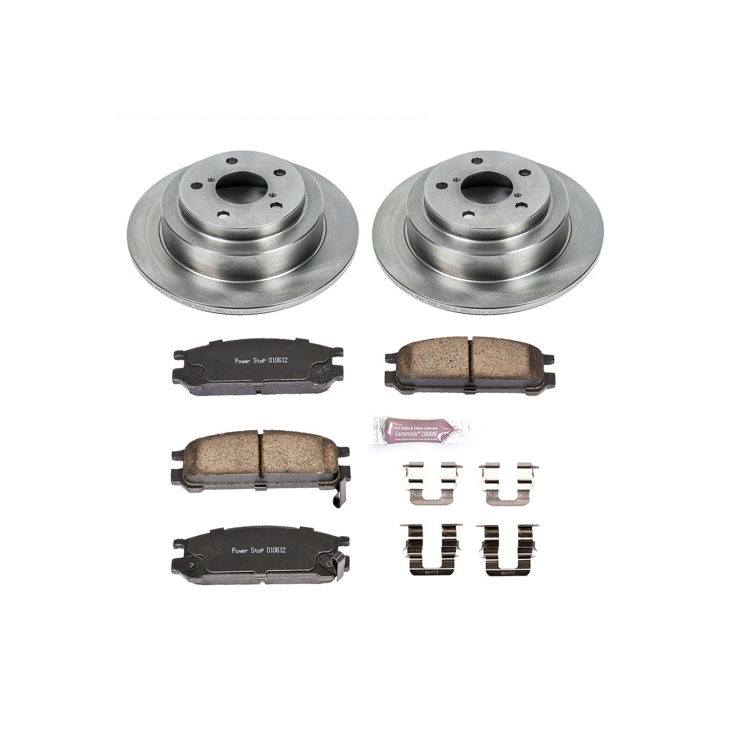 PowerStop 93-96 Subaru Impreza Rear Autospecialty Brake Kit (KOE448)