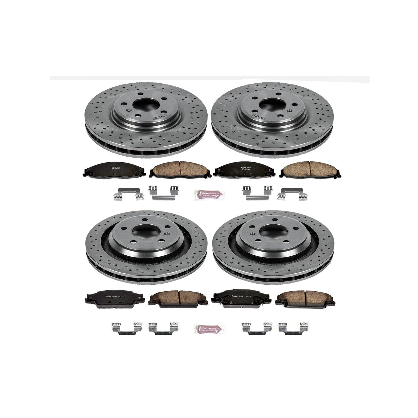 PowerStop 05-08 Pontiac Grand Prix Front & Rear Autospecialty Brake Kit (KOE4485)