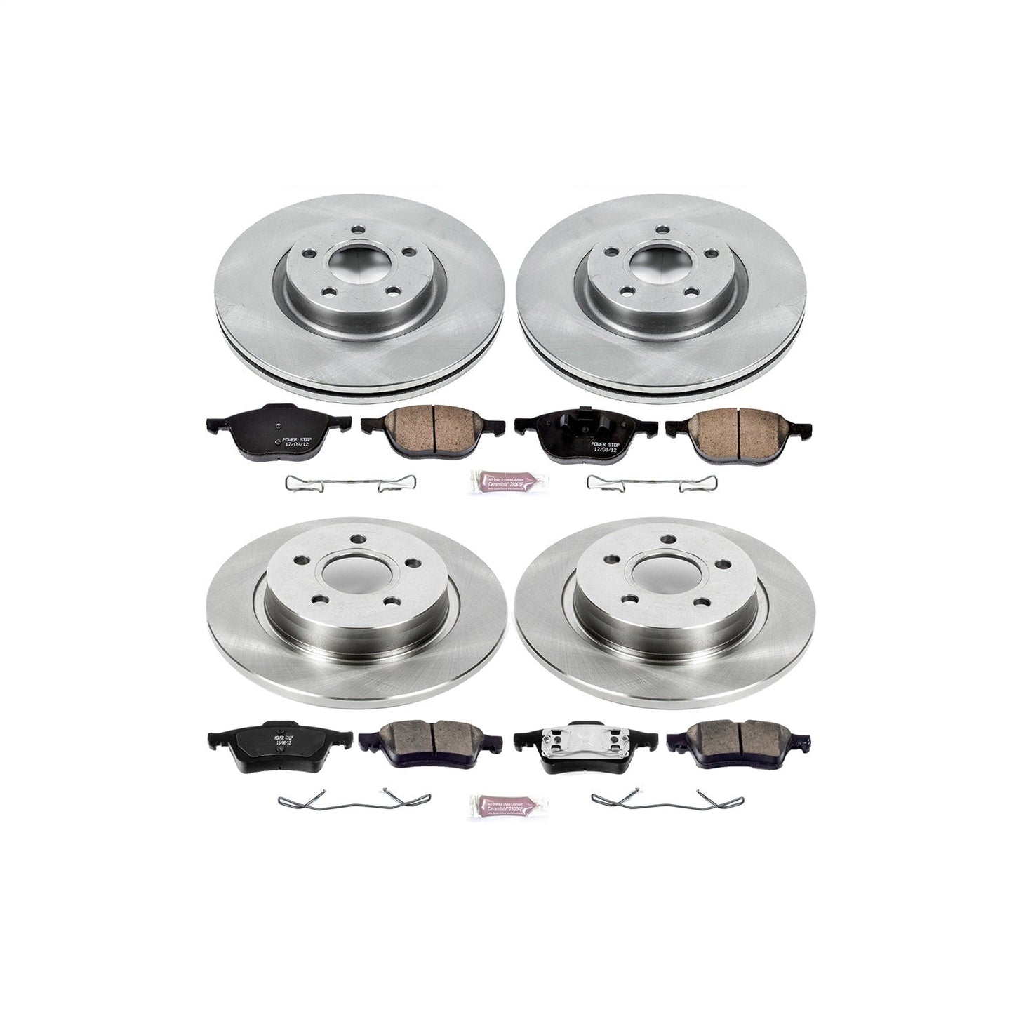 PowerStop 04-05 Volvo S40 Front & Rear Autospecialty Brake Kit (KOE4492)