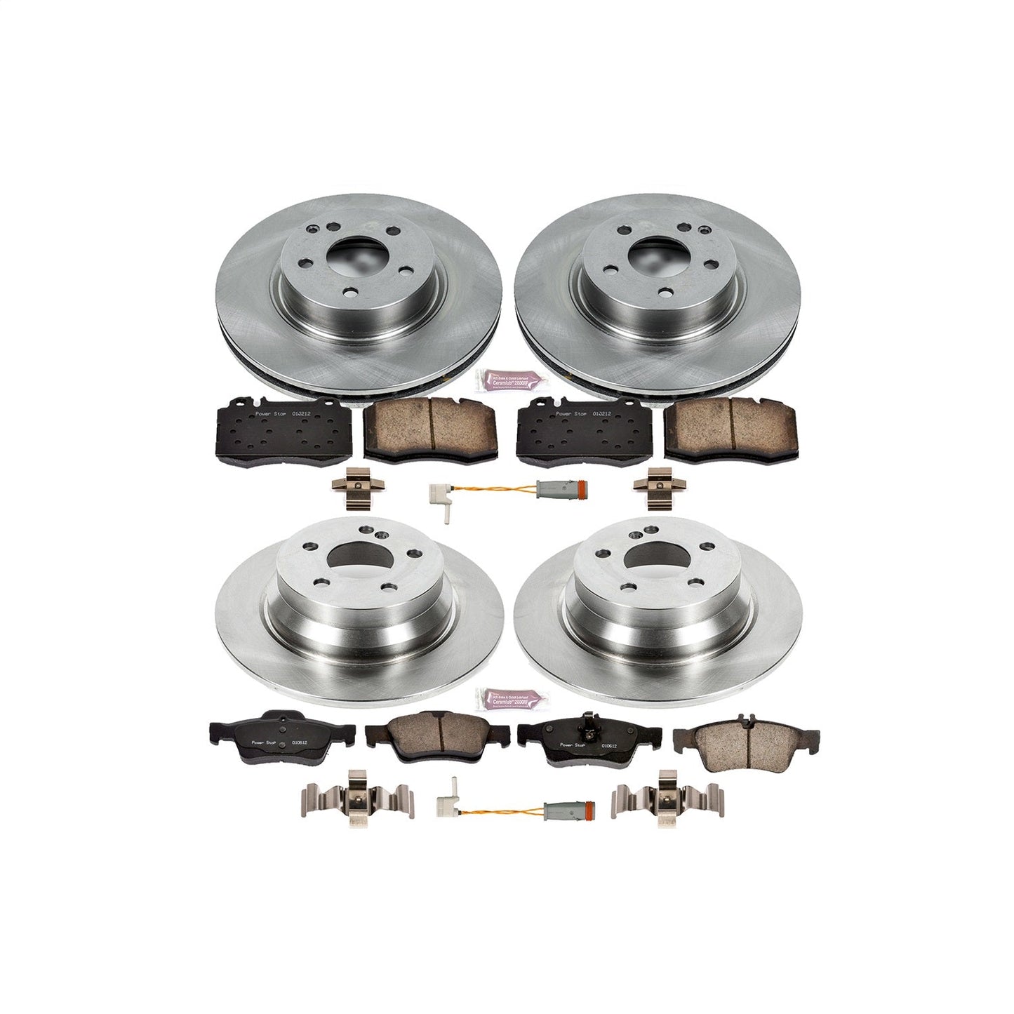 PowerStop 2006 Mercedes-Benz E350 Front and Rear Autospecialty Brake Kit (KOE4512)