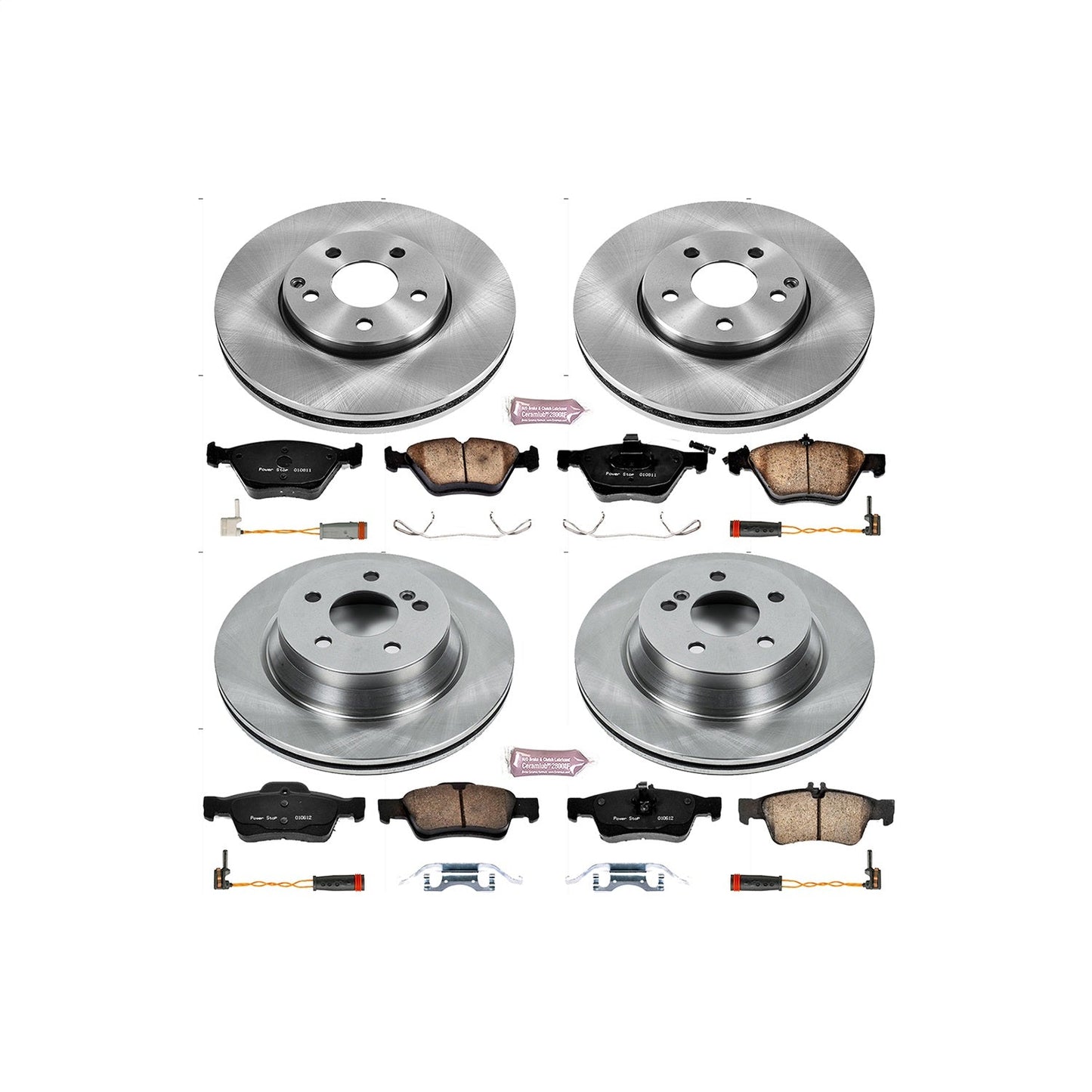 PowerStop 06-09 Mercedes-Benz E350 Front & Rear Autospecialty Brake Kit (KOE4518)