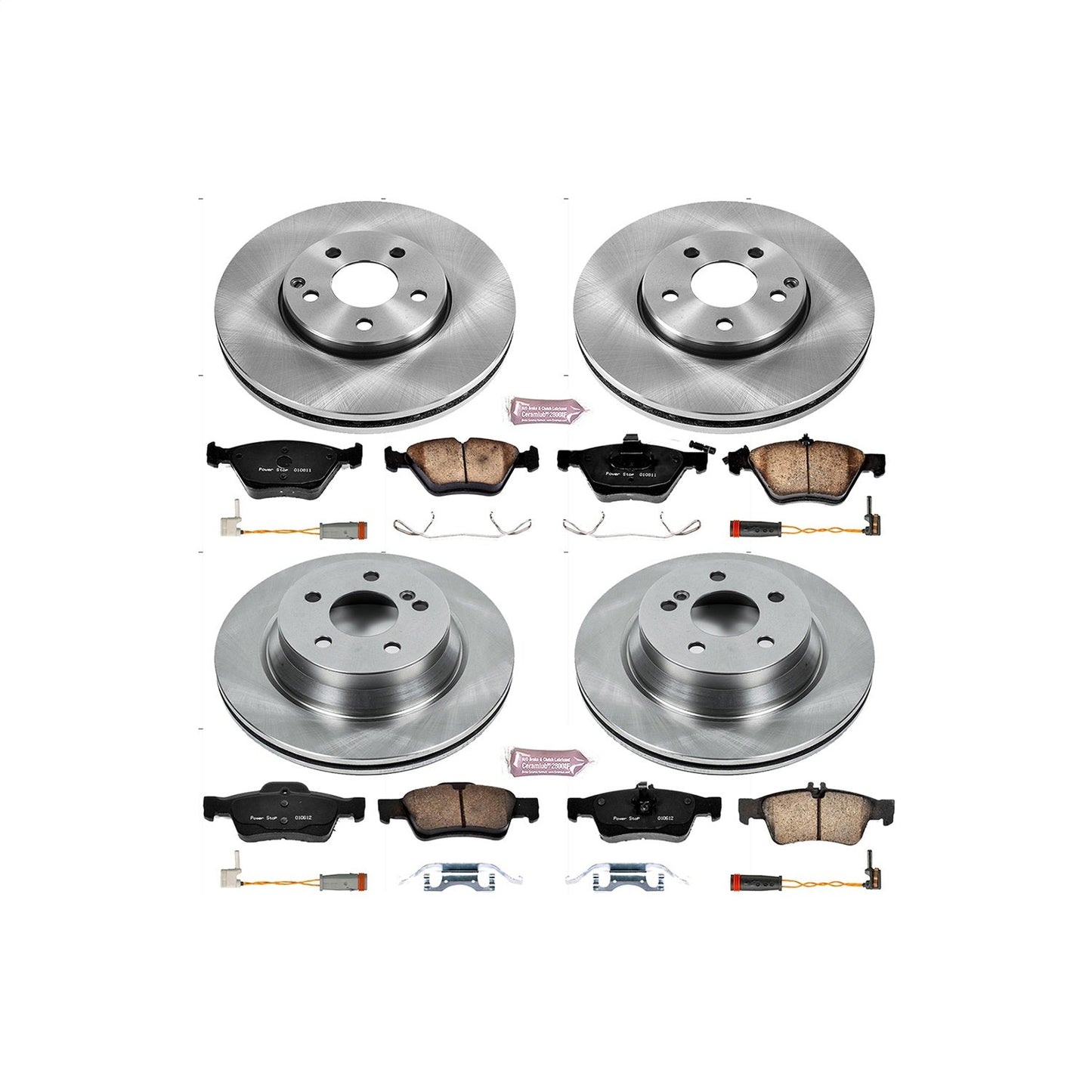 PowerStop 2006 Mercedes-Benz E350 Front & Rear Autospecialty Brake Kit (KOE4519)