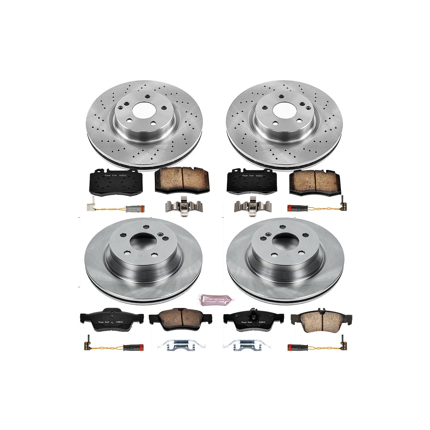 PowerStop 07-09 Mercedes-Benz E350 Front & Rear Autospecialty Brake Kit (KOE4522)