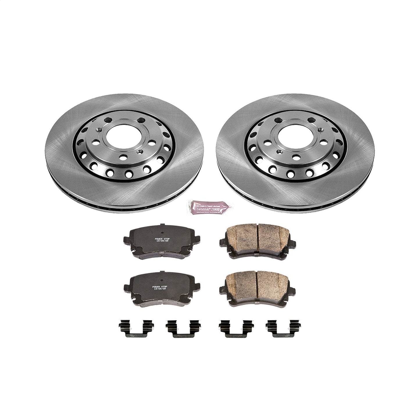 PowerStop 03-10 Audi A8 Quattro Rear Autospecialty Brake Kit (KOE4562)