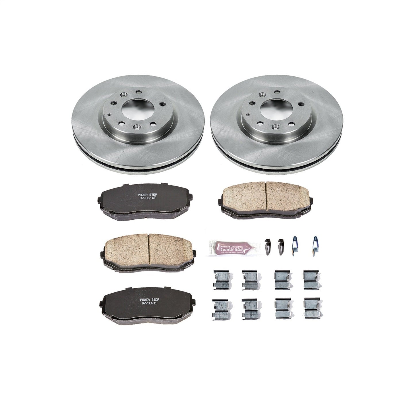 PowerStop 07-12 Mazda CX-7 Front Autospecialty Brake Kit (KOE4676)