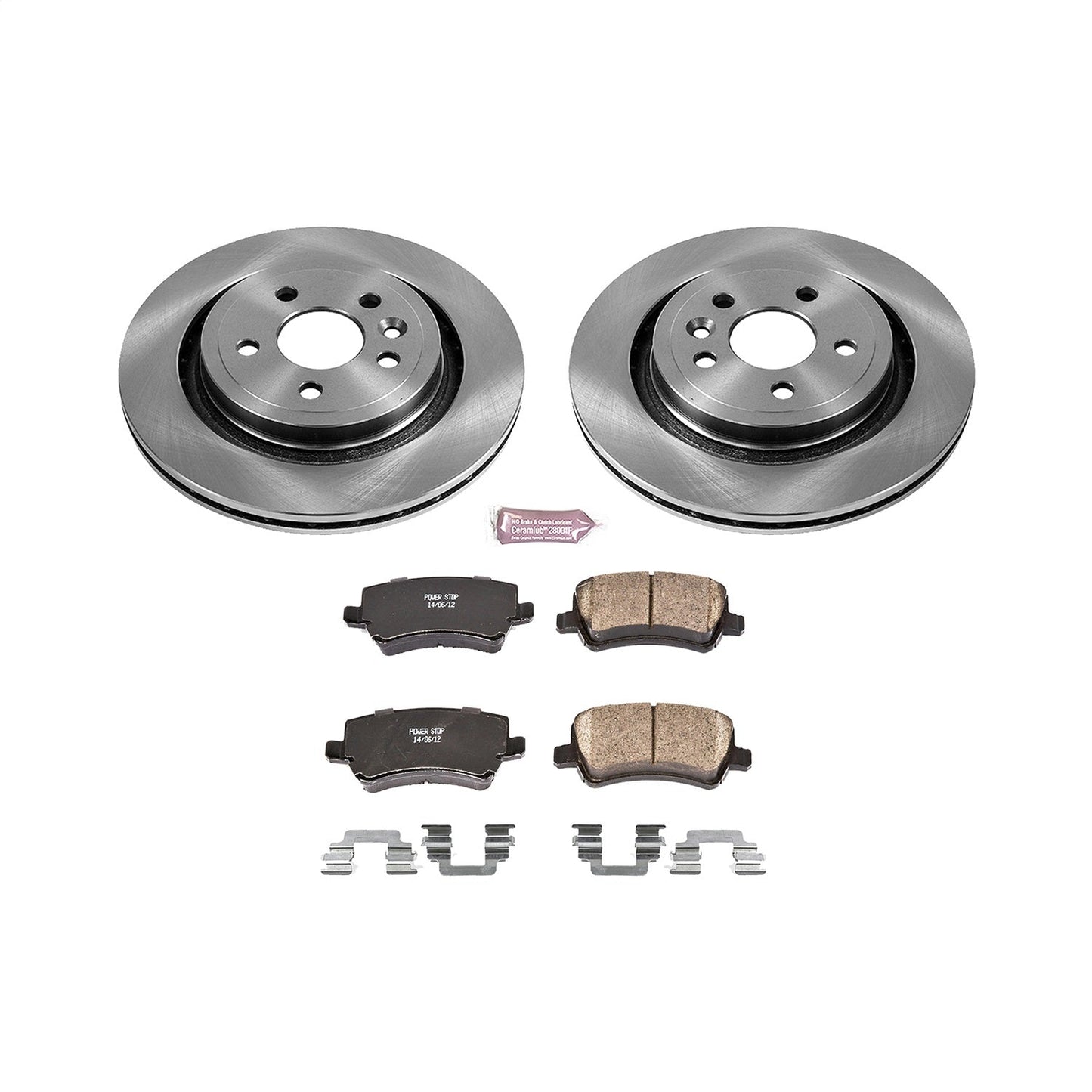 PowerStop 11-18 Volvo S60 Rear Autospecialty Brake Kit (KOE4702)