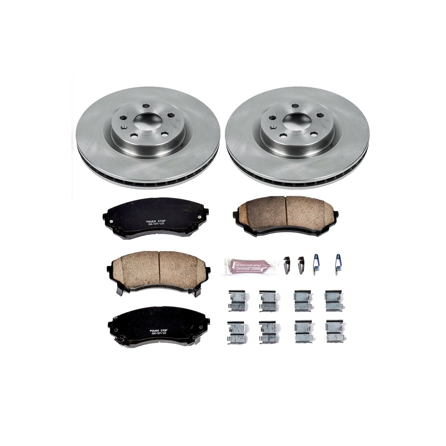 PowerStop 08-14 Cadillac CTS Front Autospecialty Brake Kit (KOE4720)