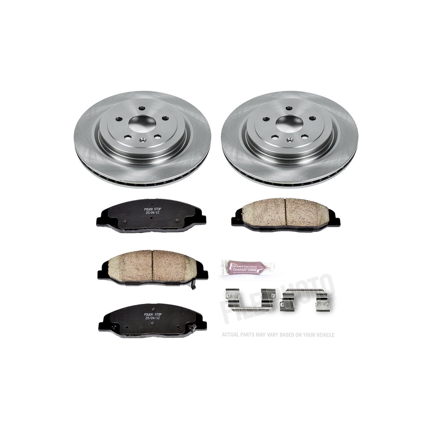 PowerStop 08-14 Cadillac CTS Rear Autospecialty Brake Kit (KOE4723)