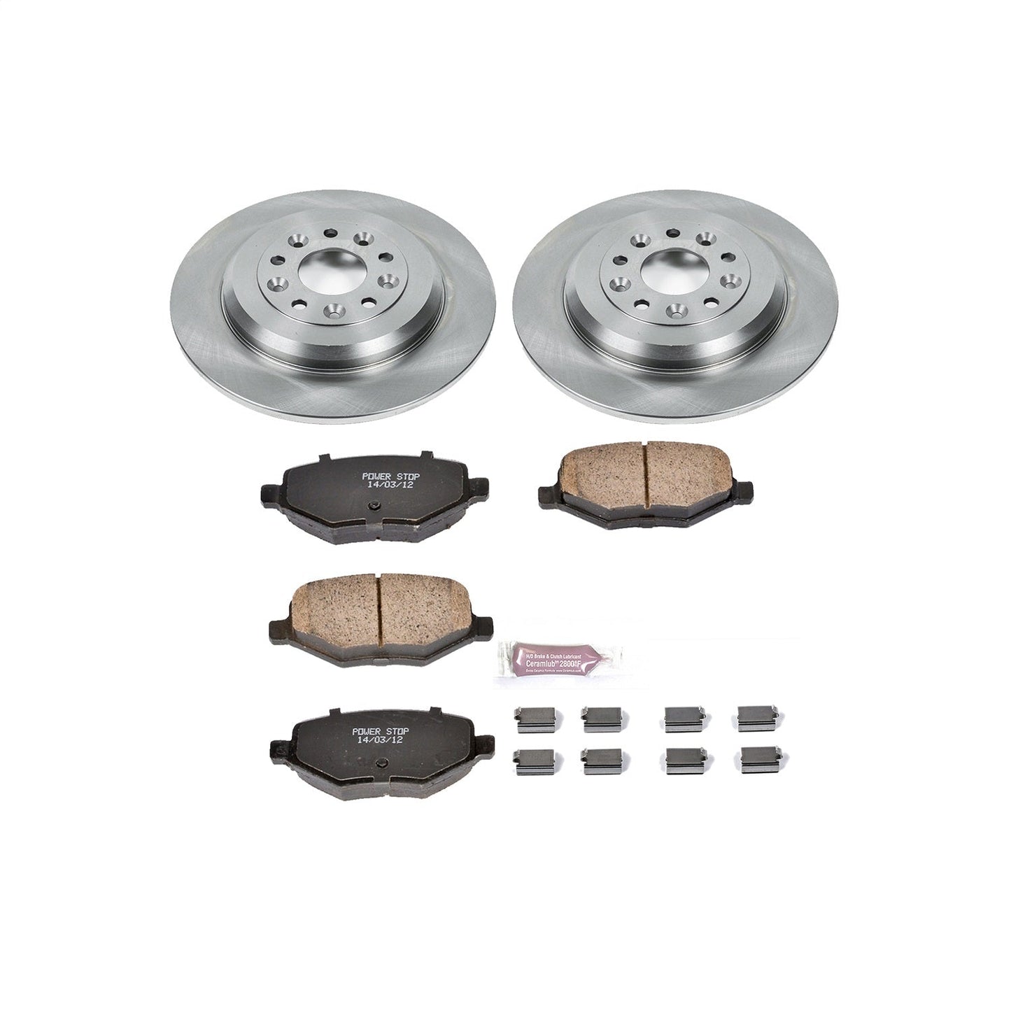PowerStop 11-15 Ford Edge Rear Autospecialty Brake Kit (KOE4744)