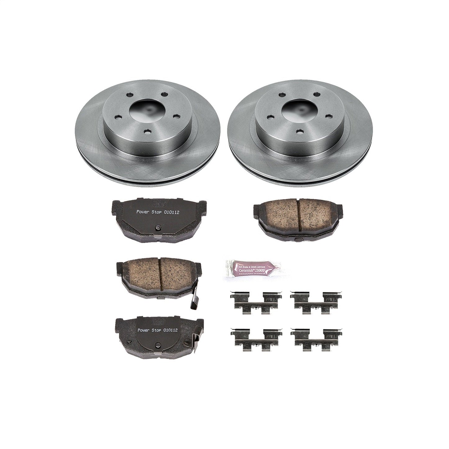 PowerStop 86-89 Nissan 300ZX Rear Autospecialty Brake Kit (KOE4778)