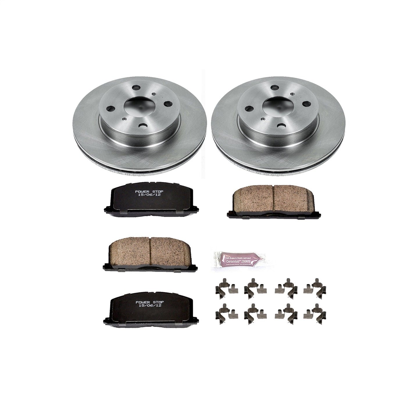 PowerStop 90-92 Geo Prizm Front Autospecialty Brake Kit (KOE4781)