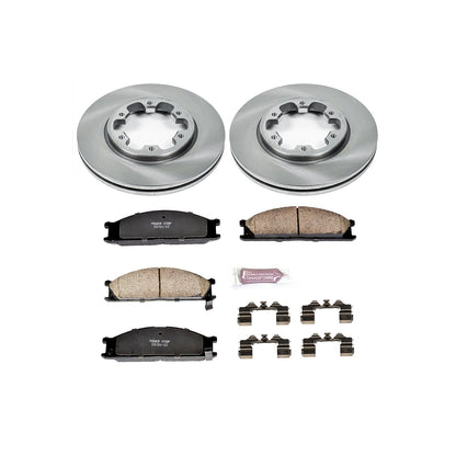 PowerStop 86-94 Nissan D21 Front Autospecialty Brake Kit (KOE4837)