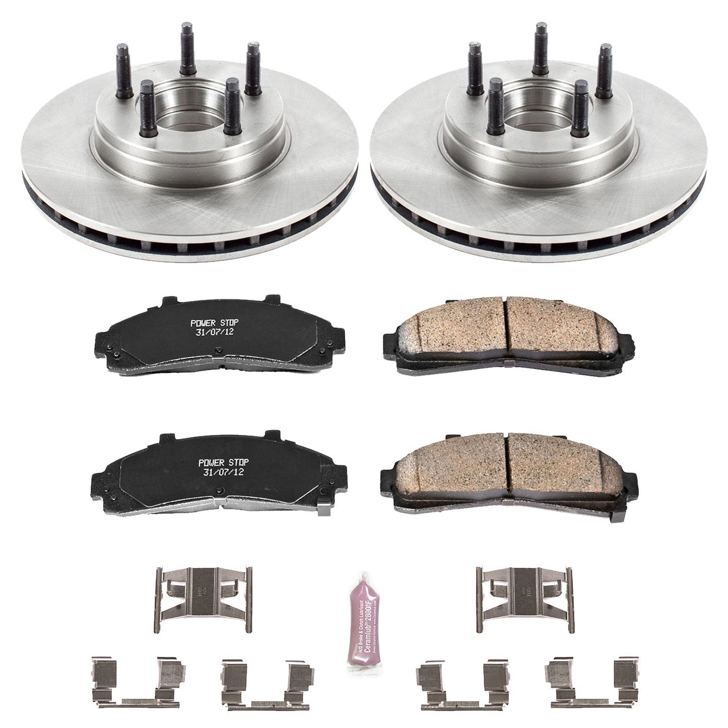 PowerStop 95-97 Ford Ranger Front Autospecialty Brake Kit (KOE5081)