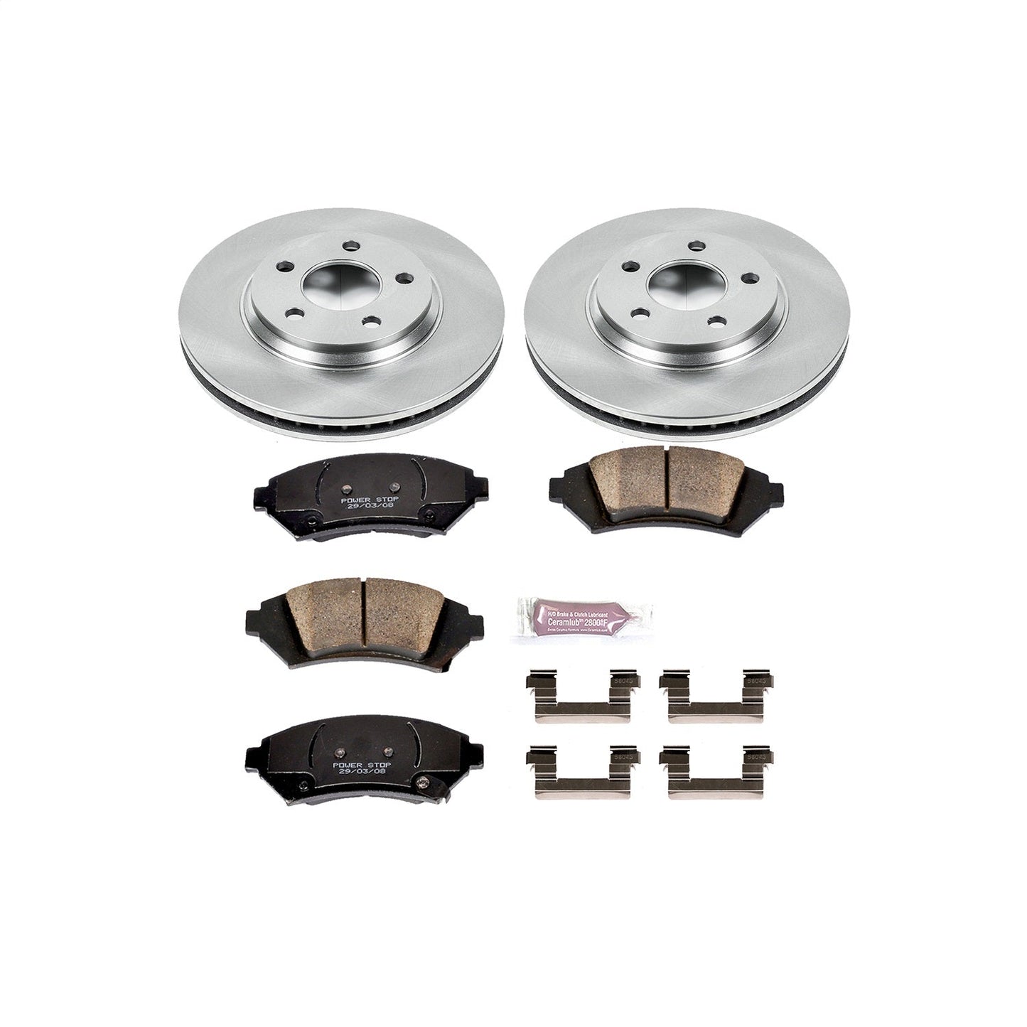 PowerStop 2005 Buick LeSabre Front Autospecialty Brake Kit (KOE5137)