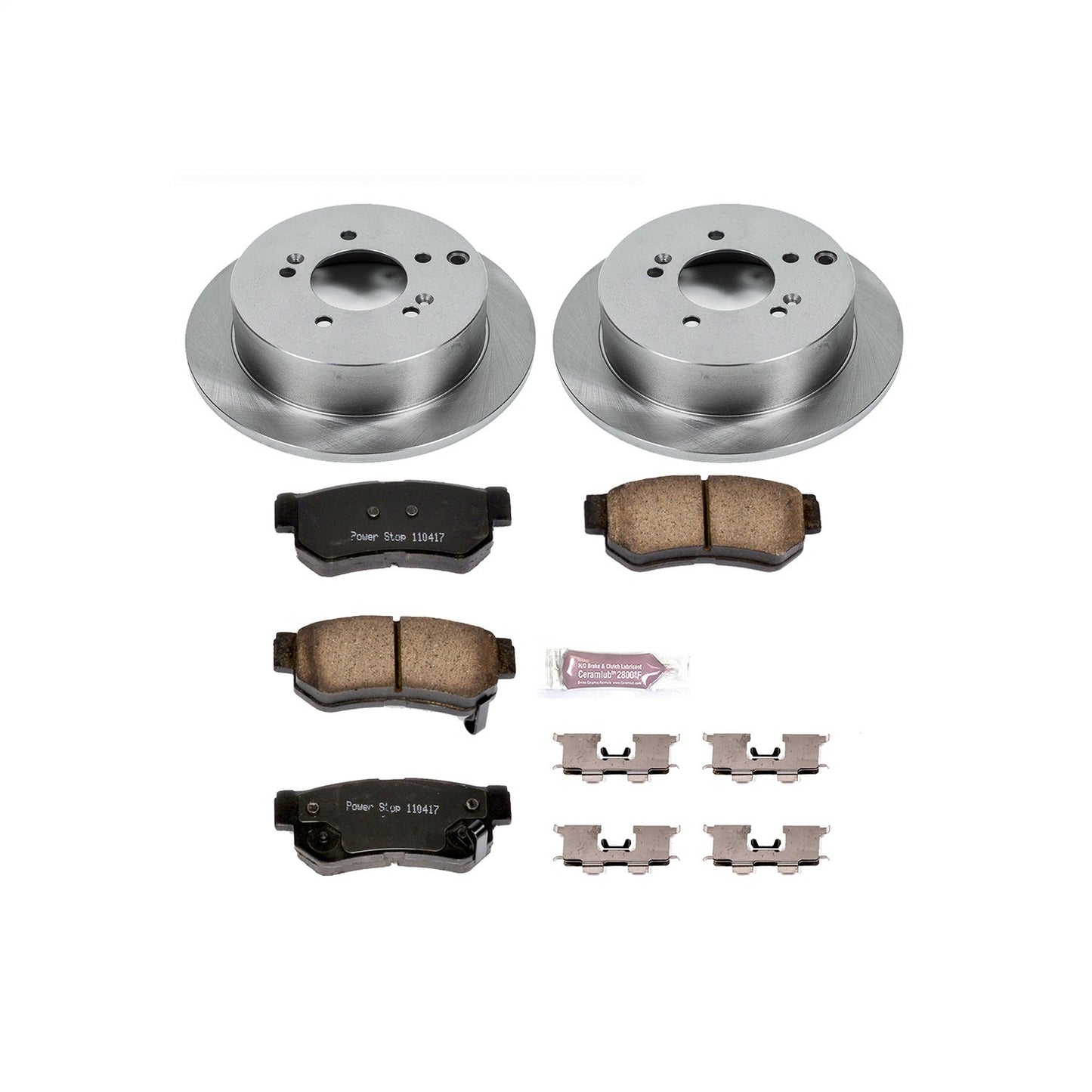 PowerStop 01-06 Hyundai Santa Fe Rear Autospecialty Brake Kit (KOE5213)