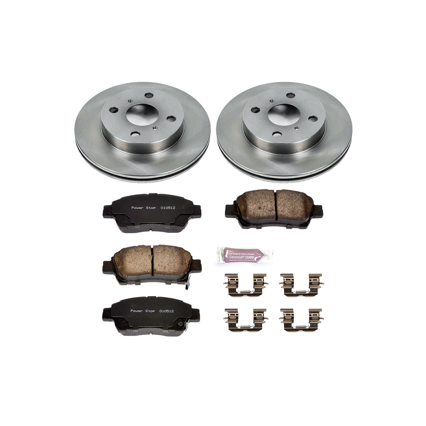 PowerStop 2000 Toyota Echo Front Autospecialty Brake Kit (KOE5223)