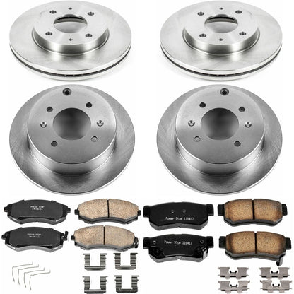PowerStop 02-03 Hyundai Sonata Front & Rear Autospecialty Brake Kit (KOE5371)
