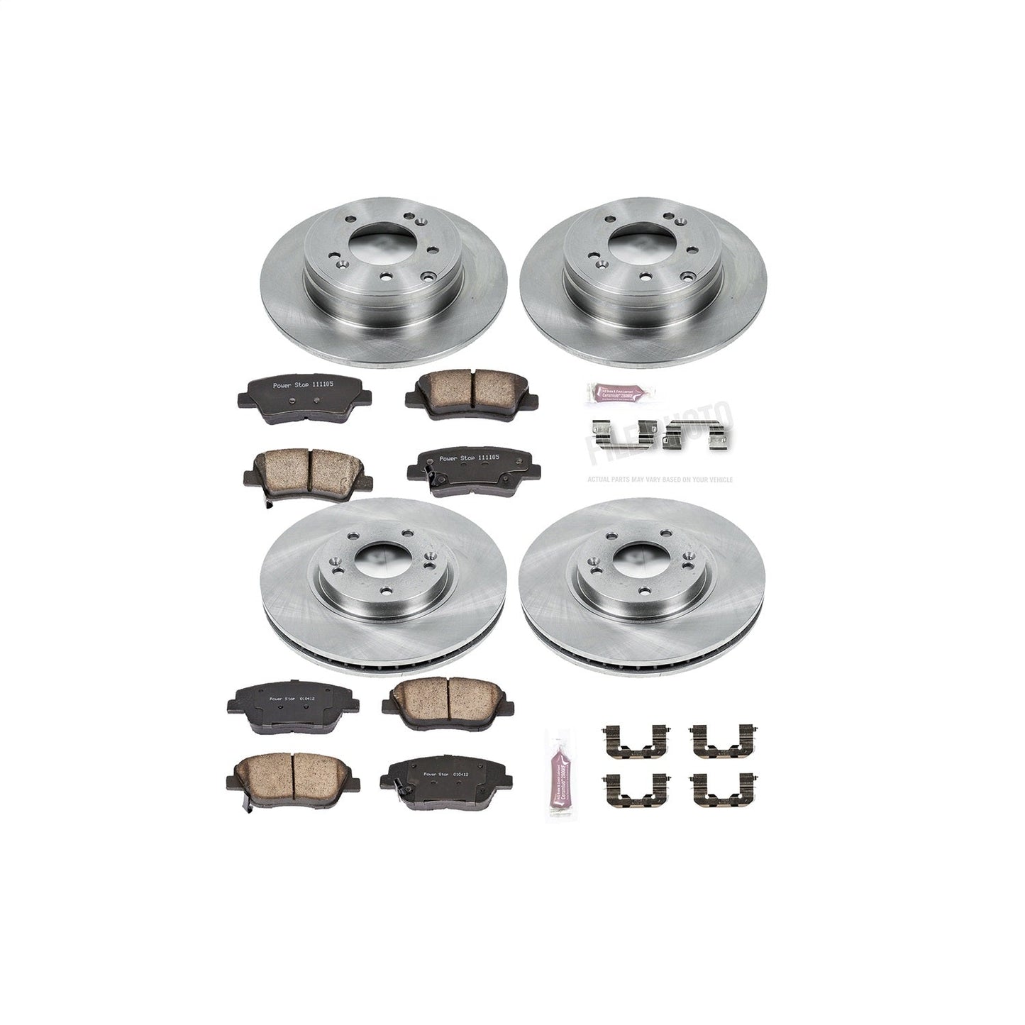 PowerStop 10-15 Hyundai Sonata Front & Rear Autospecialty Brake Kit (KOE5376)