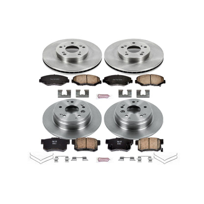 PowerStop 03-11 Honda Element Front & Rear Autospecialty Brake Kit (KOE5389)