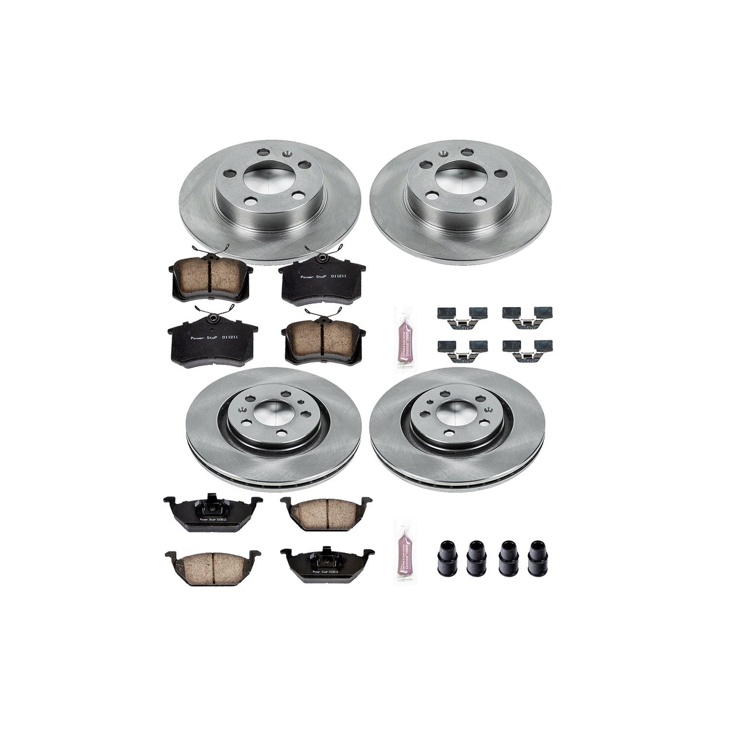 PowerStop 1998 Volkswagen Beetle Front & Rear Autospecialty Brake Kit (KOE5402)