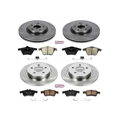 PowerStop 06-13 Volvo C70 Front & Rear Autospecialty Brake Kit (KOE5469)