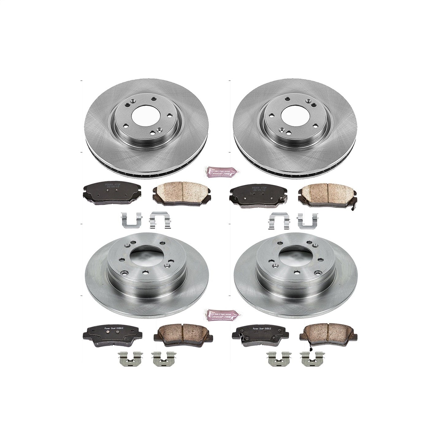 PowerStop 09-11 Hyundai Azera Front and Rear Autospecialty Brake Kit (KOE5474)