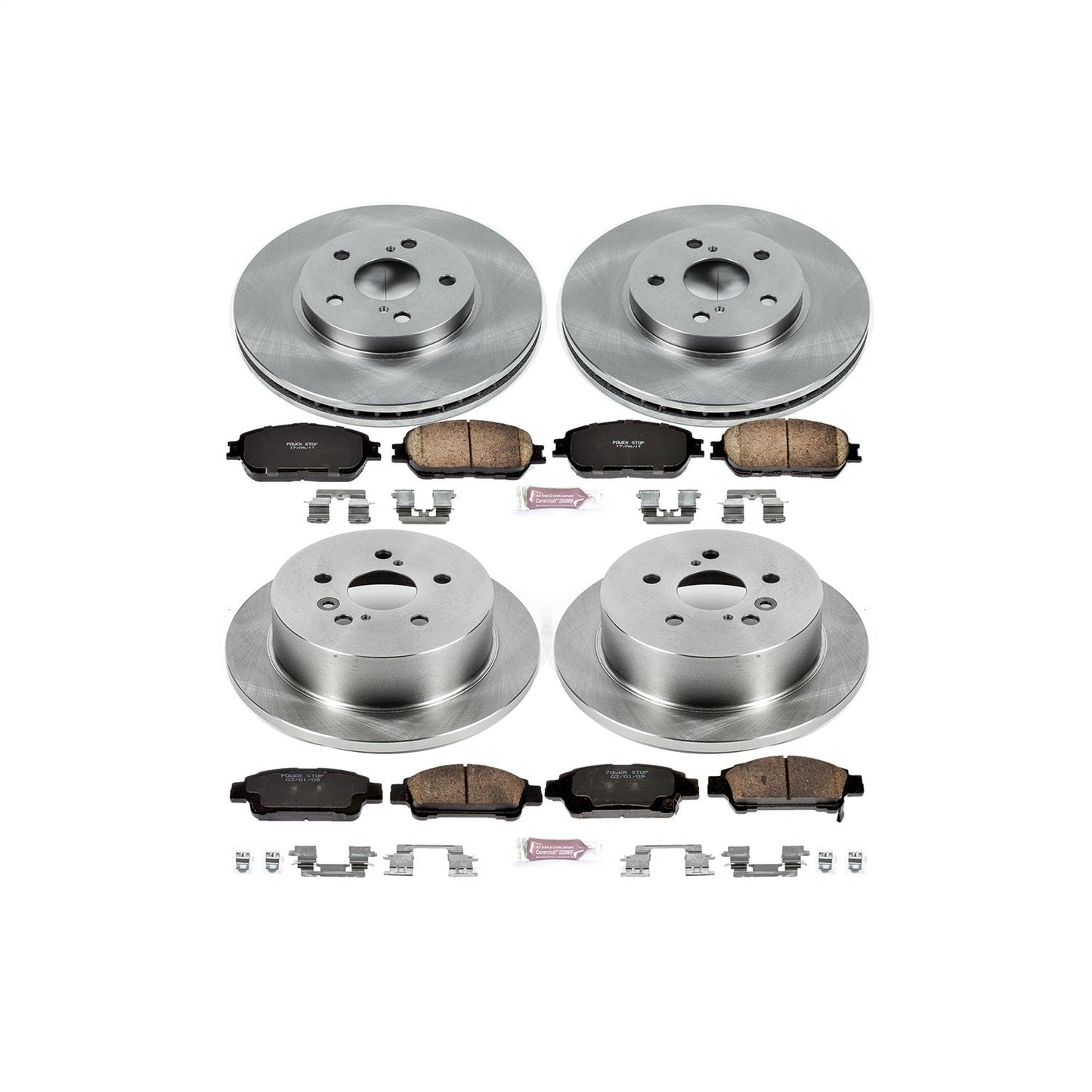 PowerStop 04-10 Toyota Sienna Front & Rear Autospecialty Brake Kit (KOE5476)