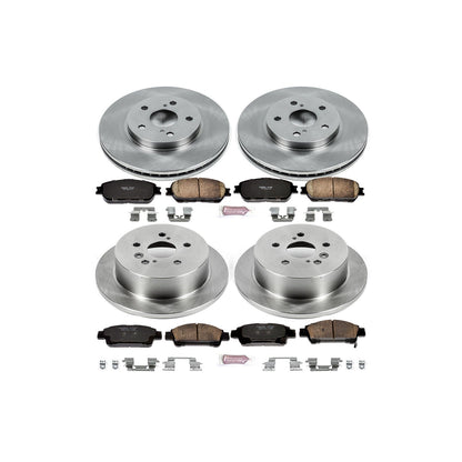 PowerStop 04-10 Toyota Sienna Front & Rear Autospecialty Brake Kit (KOE5476)