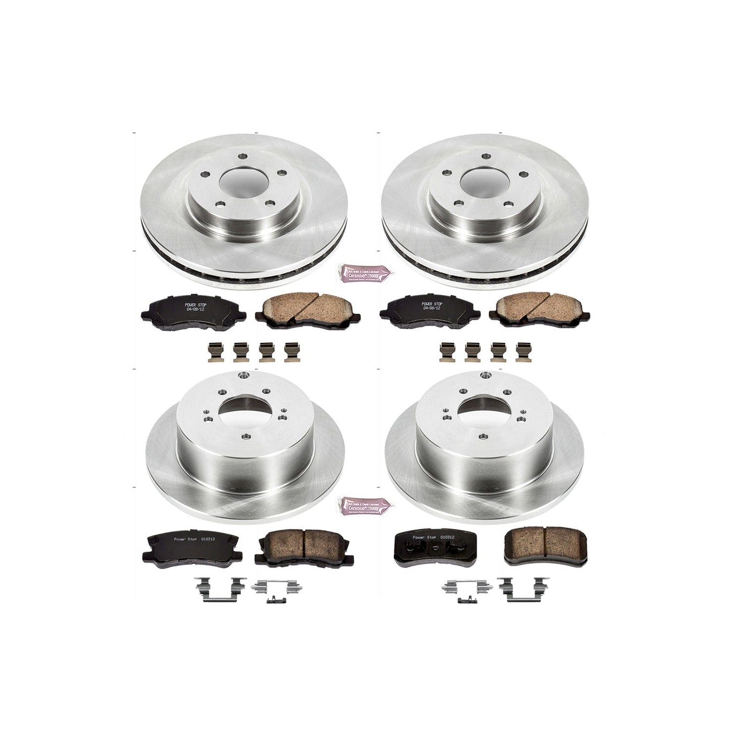 PowerStop 07-15 Mitsubishi Outlander Front & Rear Autospecialty Brake Kit (KOE5477)