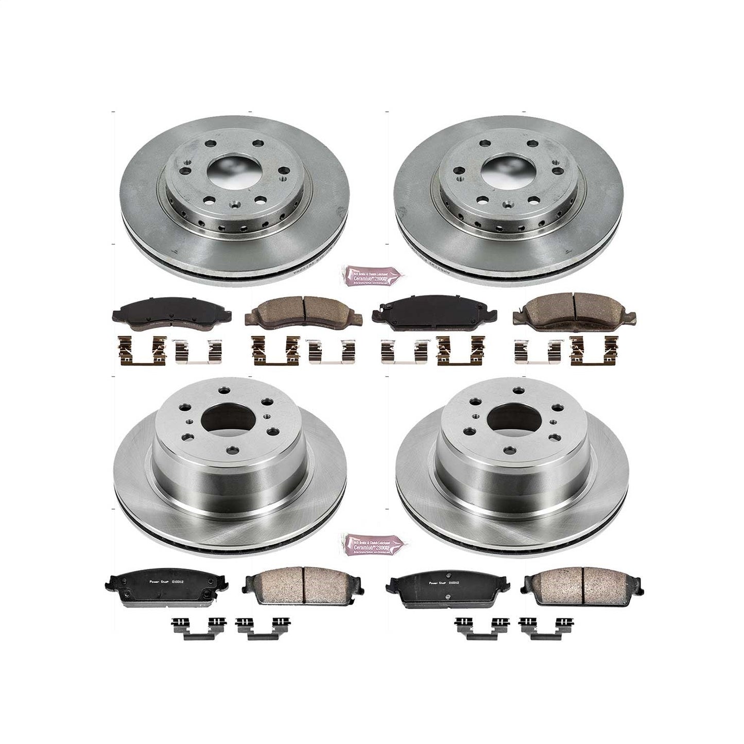 PowerStop 08-14 Chevrolet Tahoe Front & Rear Autospecialty Brake Kit (KOE5520)