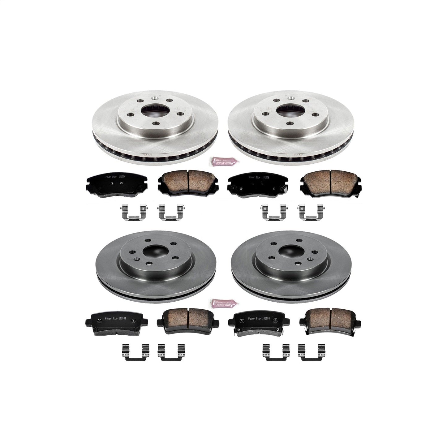 PowerStop 2011 Buick LaCrosse Front & Rear Autospecialty Brake Kit (KOE5524)