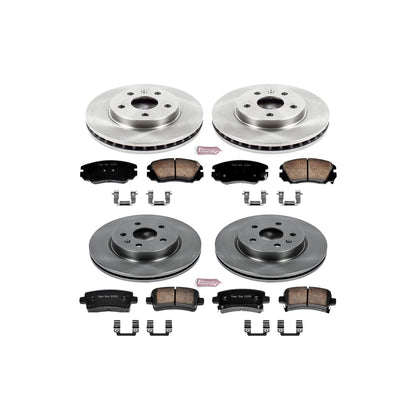 PowerStop 2011 Buick LaCrosse Front & Rear Autospecialty Brake Kit (KOE5524)