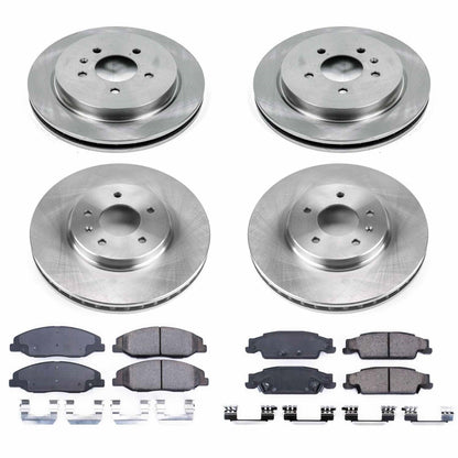 PowerStop 09-11 Cadillac STS Front & Rear Autospecialty Brake Kit (KOE5539)