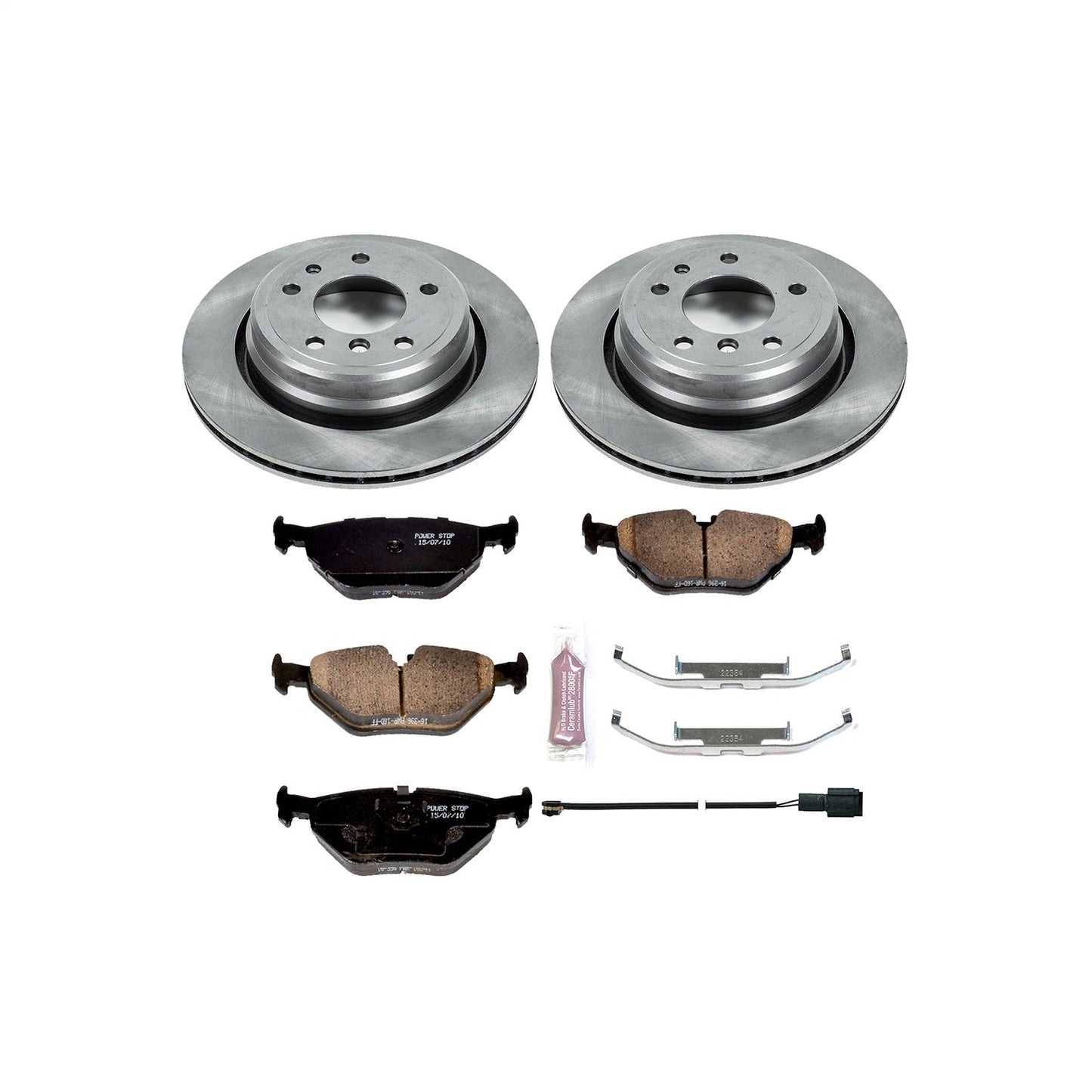 PowerStop 94-95 BMW 540i Rear Autospecialty Brake Kit (KOE557)