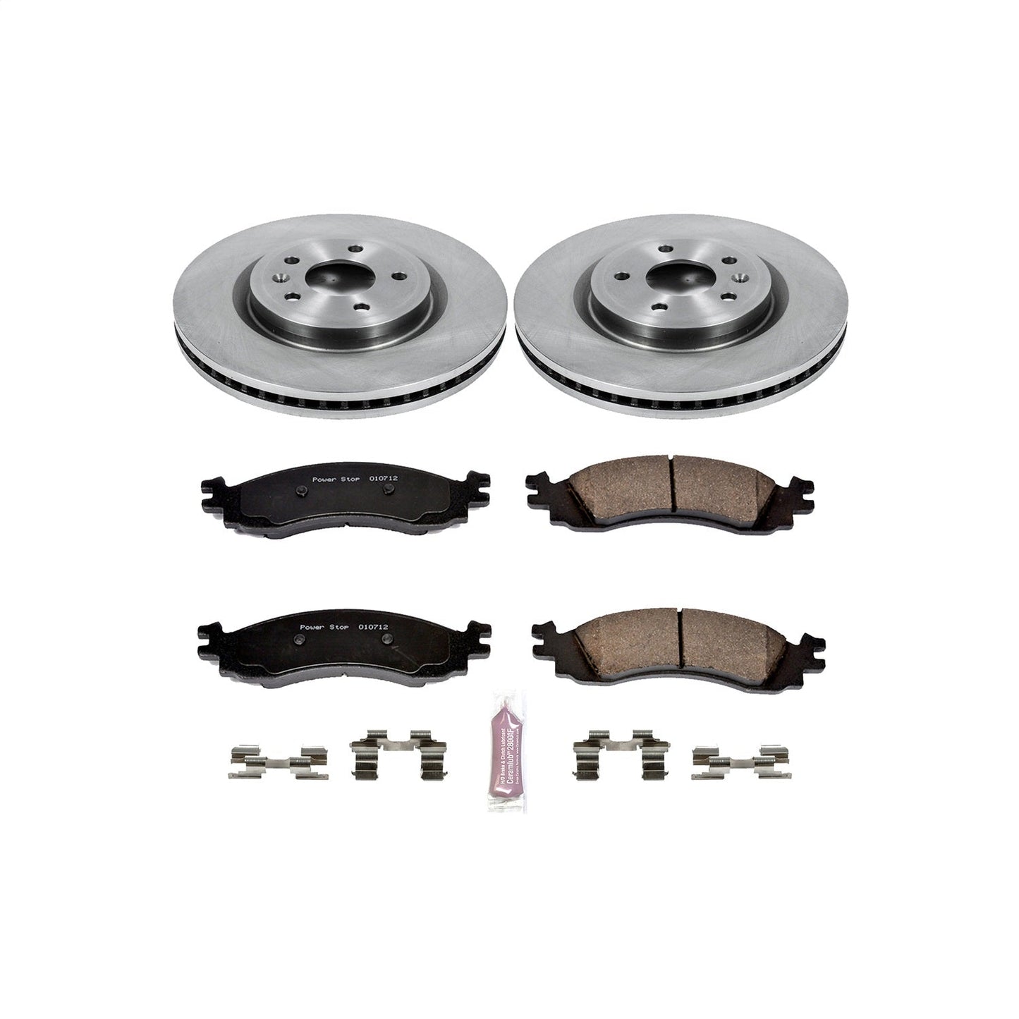 PowerStop 11-12 Ford Taurus Front Autospecialty Brake Kit (KOE5581)