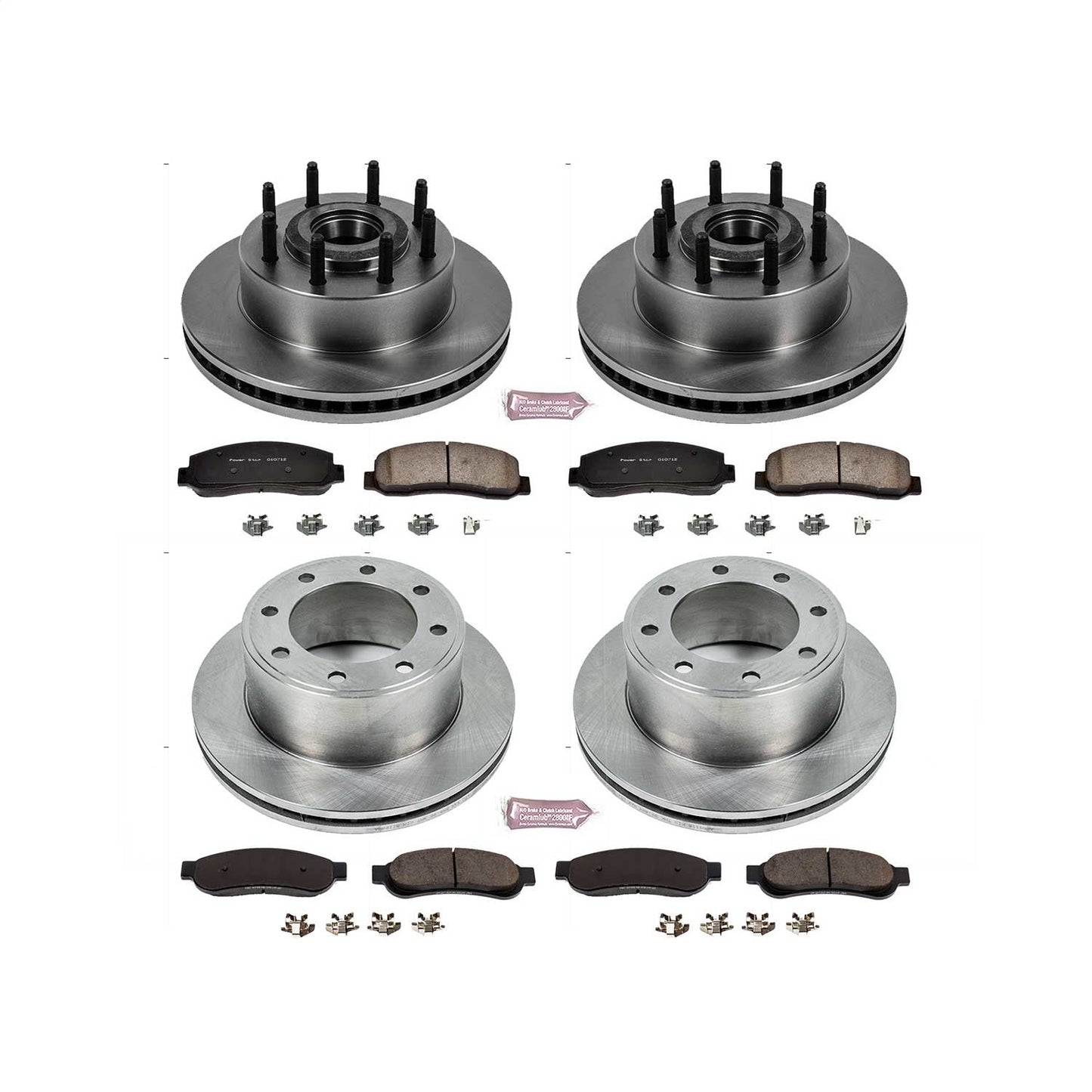 PowerStop 07-08 Ford F-250 Super Duty Front & Rear Autospecialty Brake Kit (KOE5586)